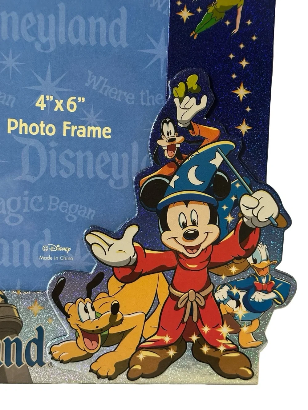 Vintage Disneyland Where The Magic Began 4x6 Frame